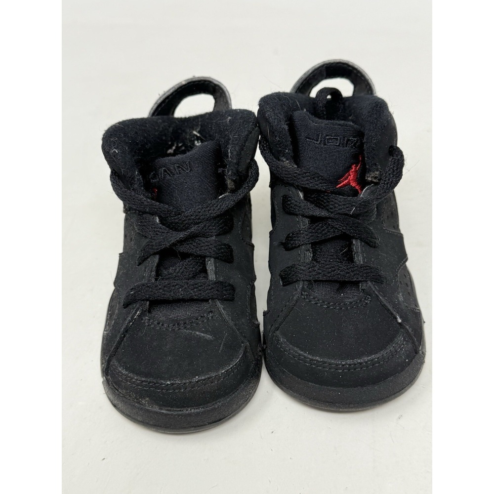 Nike Air Jordan Toddler 4C Sneakers Shoes Black Red Retro